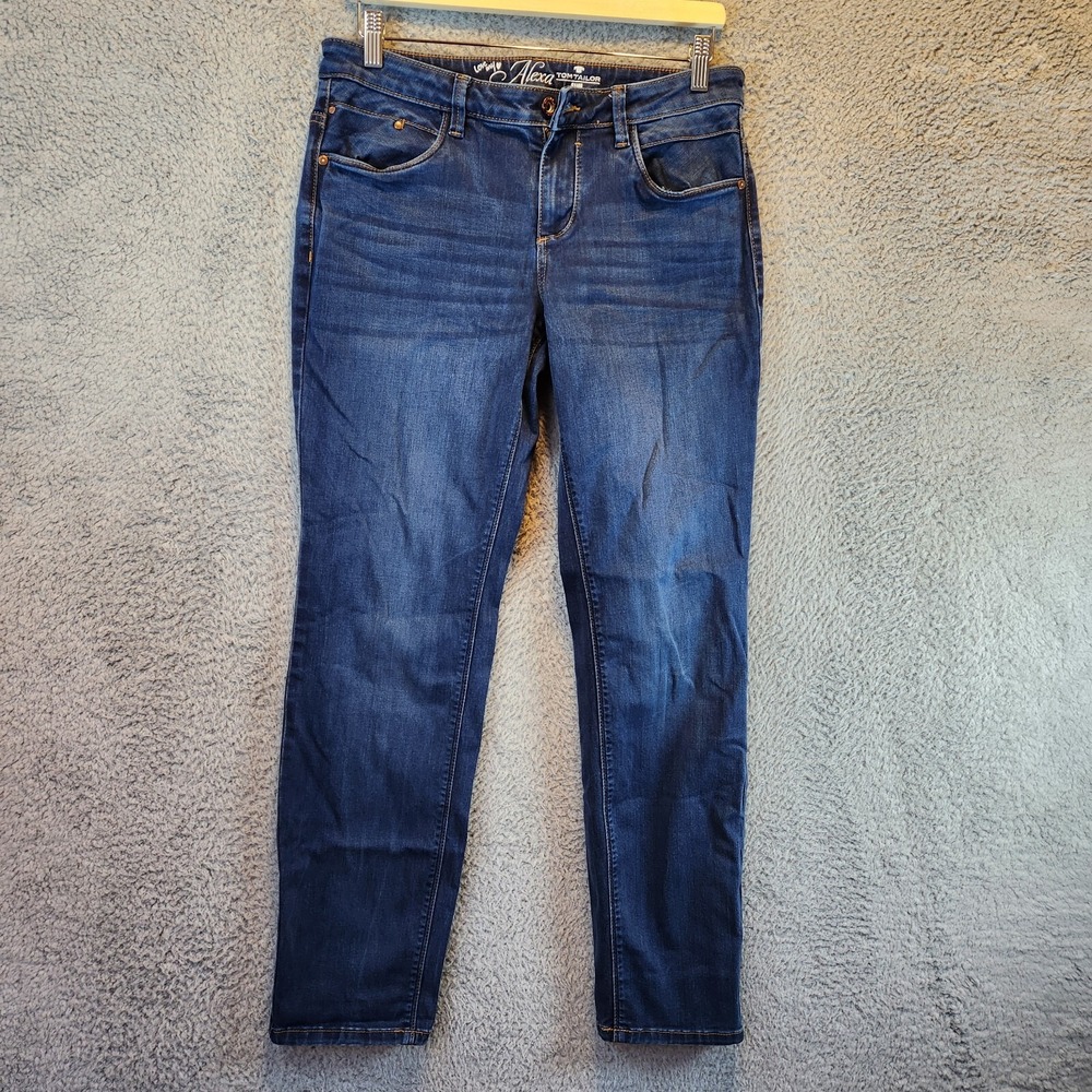 Tom Tailor Women's Jeans 32 Love My Alexa Jeans Blue Cotton Stretch Slim Fit